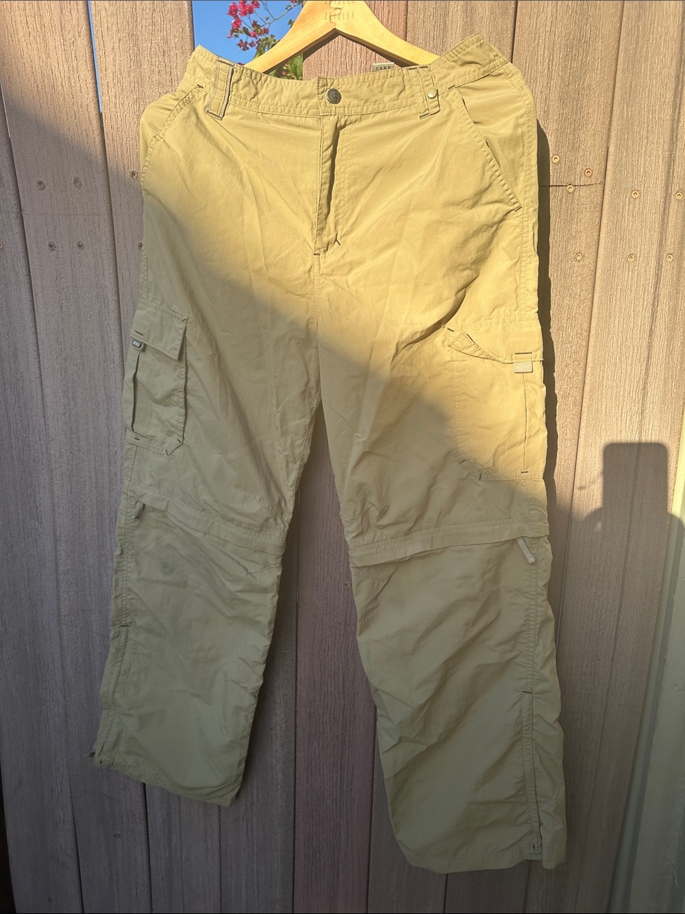 REI | Boys XL (16/18) Khaki Brown Cargo Convertible. Shorts/ Pants UPF 50
